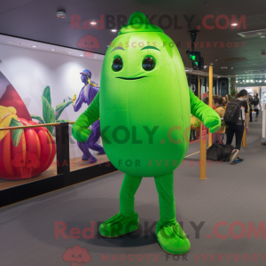 Mascot character of a Lime...