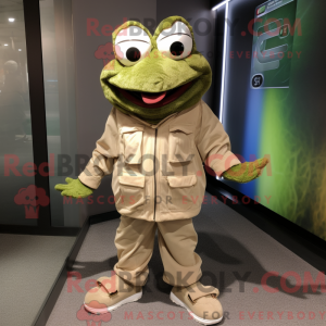 Mascottefiguur van een...