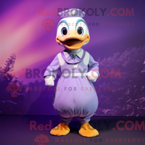 Maskot postava levandulové...