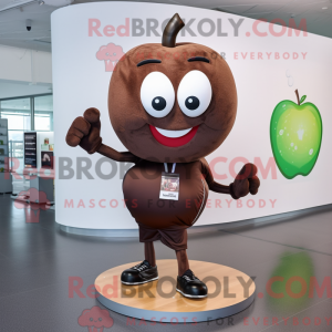 Mascot character of a Brown...