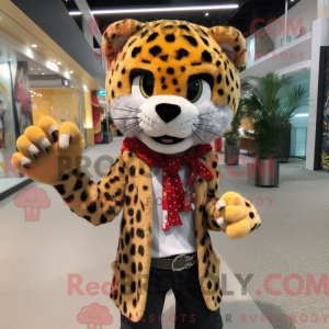 Máscara de leopardo com...
