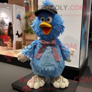 Maskot karakter af en høns...
