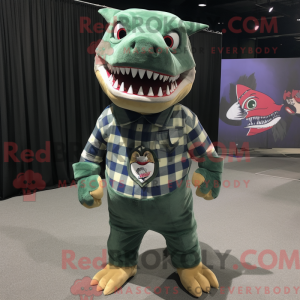 Mascot character of a Green...
