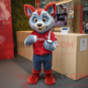 Mascot character of a Red...