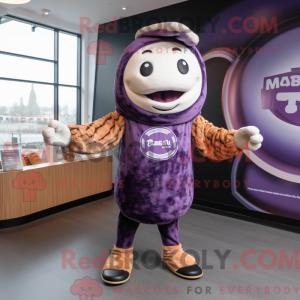 Postava maskota Purple...
