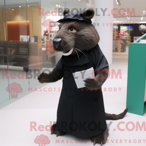 Mascot character of a Black...