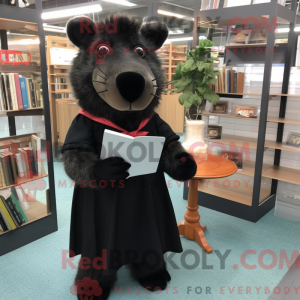 Mascot character of a Black...