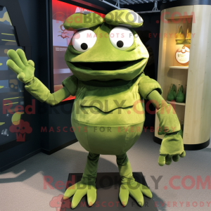 Mascot character of a Olive...