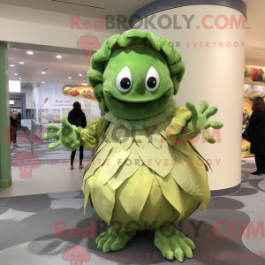 Mascot character of a Olive...