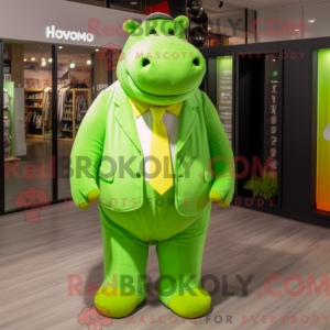 Mascot character of a Lime...