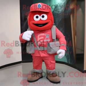 Mascot character of a Red...