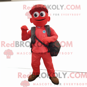 Mascot character of a Red...