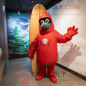 Mascot character of a Red...