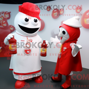 Mascottekarakter van een...