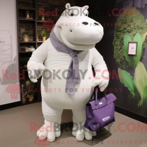 Mascot character of a White...