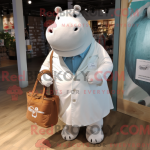 Mascot character of a White...