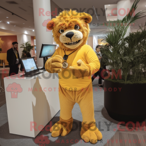 Mascot character of a...