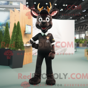 Mascot character of a Black...
