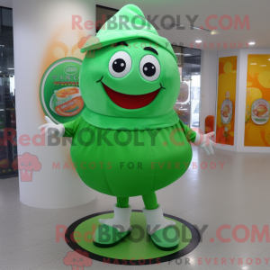 Mascot character of a Green...