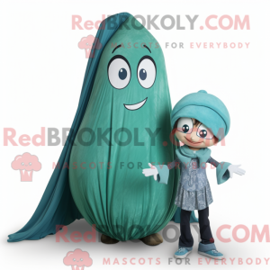 Postava maskota Teal Onion...