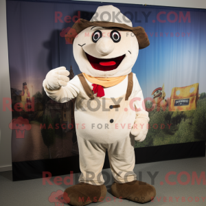 Mascot character of a Cream...