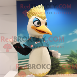 Postava maskota smetanového...