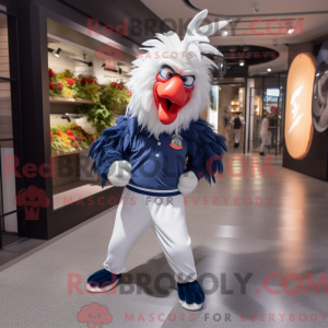 Maskotkarakter af en Navy...