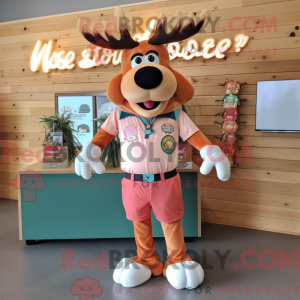 Postava maskota Peach Moose...