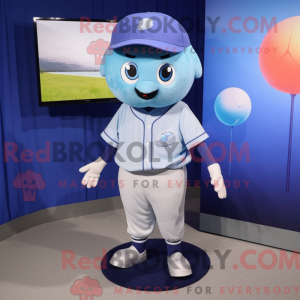 Mascot character of a Blue...