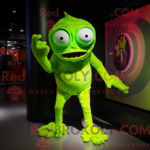 Mascot character of a Lime...