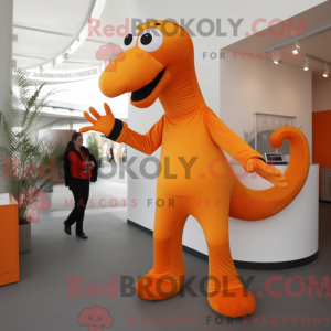 Mascot karakter van een...