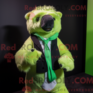 Mascot character of a Lime...