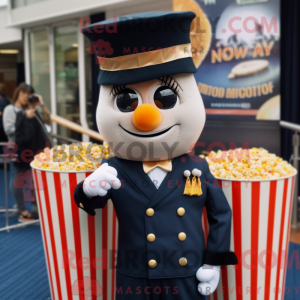 Mascot character of a Navy...
