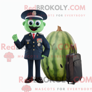 Mascot character of a Navy...