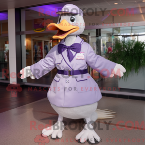 Maskot postava levandulové...