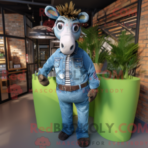 Mascottekarakter van een...