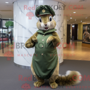 Mascot character of a Olive...