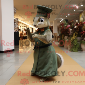 Mascot character of a Olive...