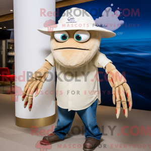 Personagem de máscara de um...