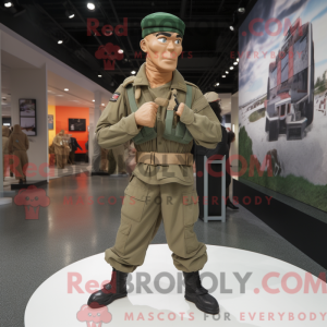 Maskot postava Gi Joe...