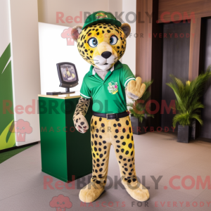 Mascot character of a Olive...