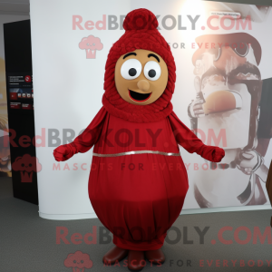 Mascot character of a Red...