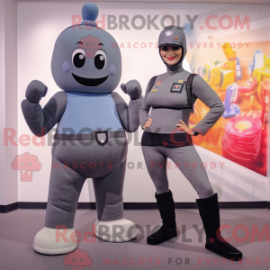 Mascot character of a Gray...