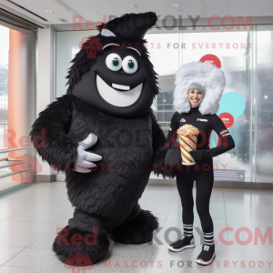 Mascot character of a Black...