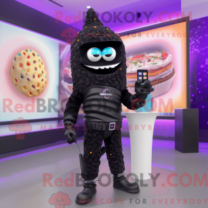 Mascot character of a Black...