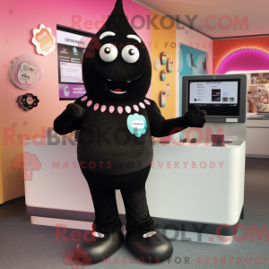 Mascot character of a Black...
