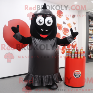 Mascot character of a Black...