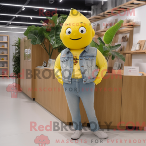 Mascot character of a Lemon...