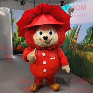 Mascottekarakter van een...