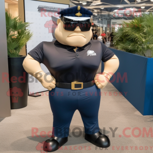 Mascot character of a Navy...